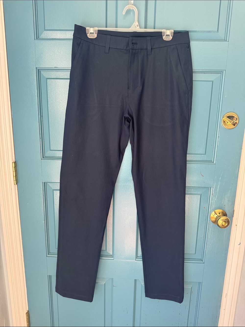 LULULEMON Men's Navy Dress Pants - Classic Tailored Fit